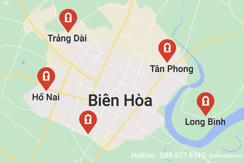 Bản đồ phục vụ