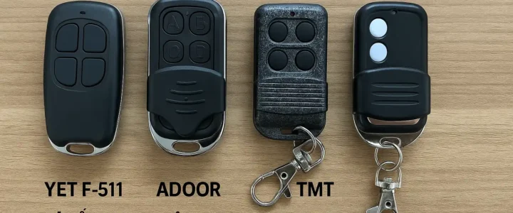 Các loại remote trắng học lệnh – YET, ADOOR, TMT, mã cố định
